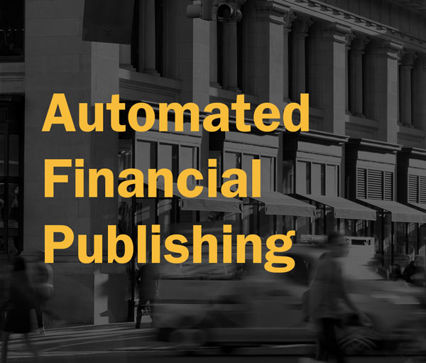 Automated, Financial Publishing